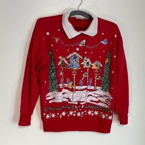 Ugly Christmas Sweatshirt Size Small